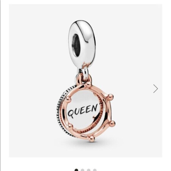Pandora Queen & Regal Crown Dangle Charm - Picture 1 of 4